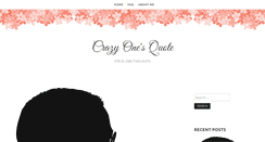 Desktop Screenshot of crazyonesquote.com
